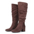 DAMENSCHUHE STIEFEL MIT BLOCKABSATZ – RUTSCHFESTE GUMMISSOLE